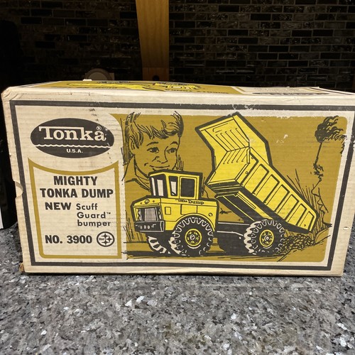 Original 1970's Tonka Mighty Dump truck / No.3900 New In Original Box - Picture 12 of 17