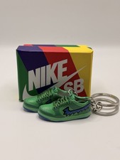 3D Nike Dunk Handmade Keychain Set With Box Green Bear Gift Designer Sneaker