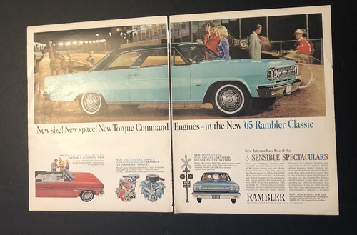 Vintage Magazine Ad 1960’s Rambler Car Automobile 0C25