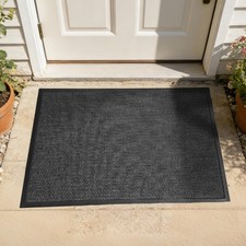 Low-profile Welcome Doormat for Entryway, 90 60 1cm Outdoor Entrance Doormat
