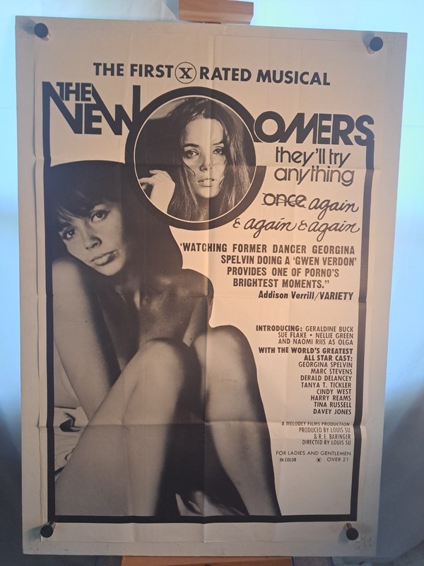 The Newcomers Adult Original 1978 Movie Poster Sexploitation 27x41