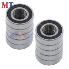 25x52x15mm 6205-2RS Ball Bearings 10 Pack Rubber Sealed for Industrial Use