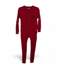LAZY ONE PAJAMAS UNISEX SMALL RED BEAR BOTTOM FLAPJACKS