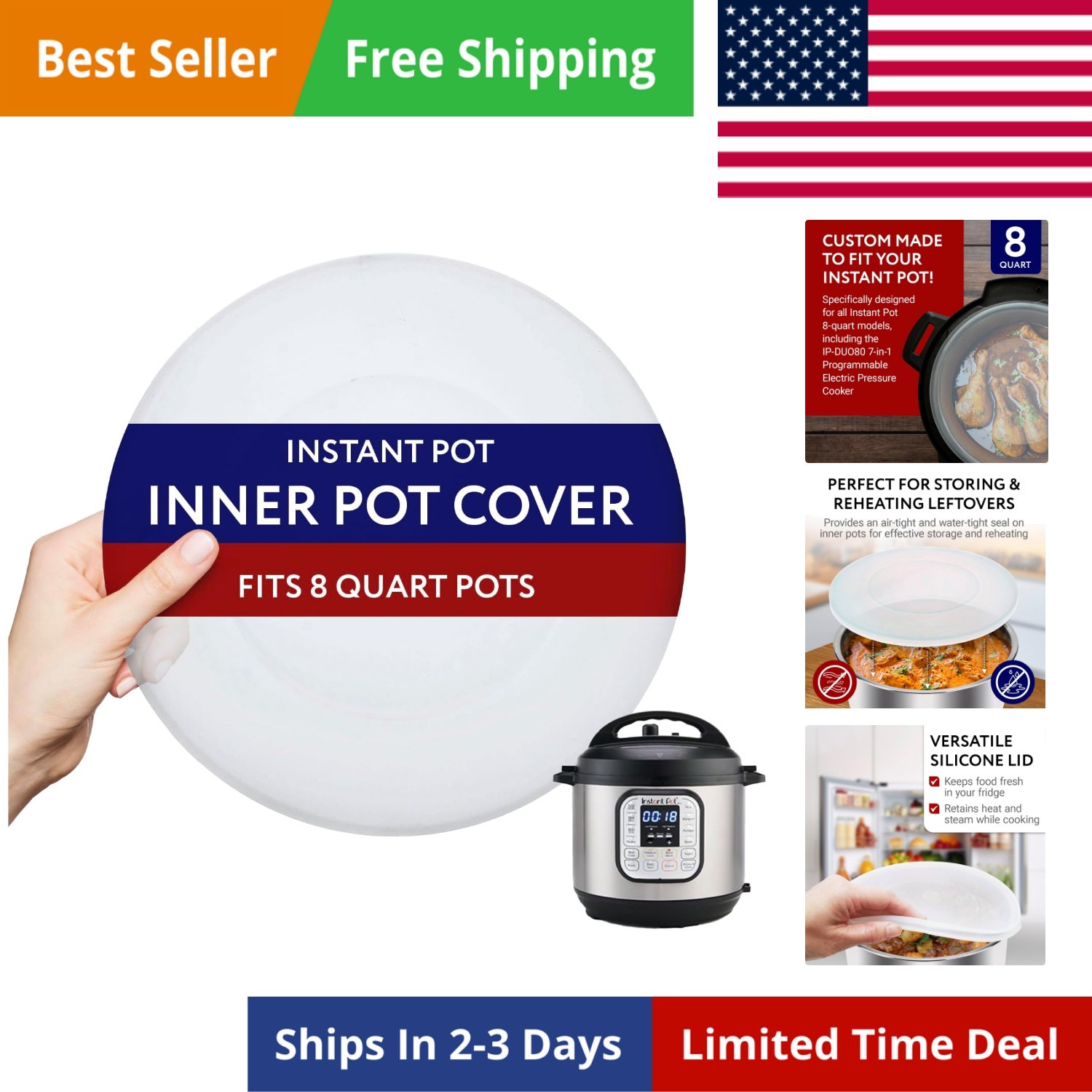 Lid Cover Compatible With - Pressure Cooker ...