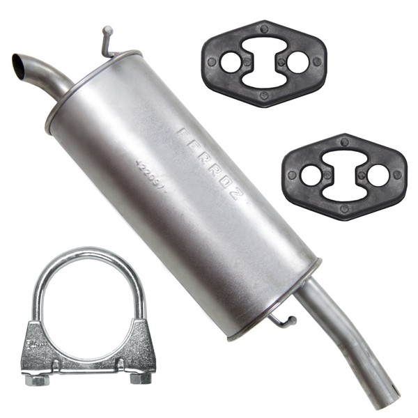 Endtopf Auspuff EndschalldäMpfer FüR Ford Fiesta V 5 MK5 1.25 1.3 1.4 SchräGheck-image