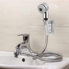 Bathroom Sink Faucet Handheld Bidet Sprayer Shower Head Attachment Set