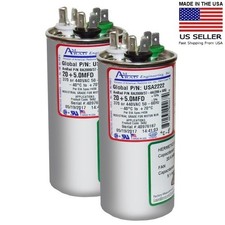 USA2222 20+5 uf/MFD 370-440 VAC Kondensator dwubiegowy AMRAD 50/60 Hz, partia-2