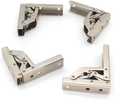 90 Degree Folding Door/Shelf Hinge Hidden Bracket Table Holder Furniture Parts(4