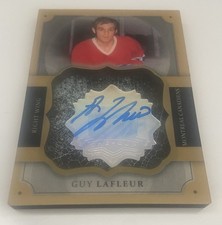 2013-14 UPPER DECK UD THE CUP GUY LAFLEUR B-GL BRILLIANCE AUTO SP RARE.