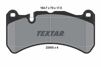Textar Bremsbelagsatz, Scheibenbremse Vorderachse U.A. FüR Maserati