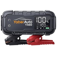 YaberAuto 8000A Jump Starter 99Wh 65W Fast Charging All Gas/12.0L Diesel
