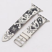 Hermes Apple Watch Band 33mm Leather White Pre owned