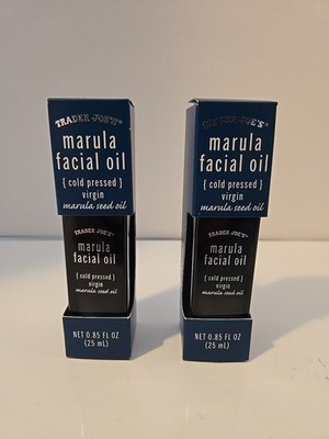 Trader Joe s Marula Facial Oil Cold-Pressed Hydrating Face Serum Lot Of 2!