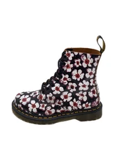 Dr.Martens Pascal 8 Hole Floral Uk4 Black Leather 26456002 Inm62