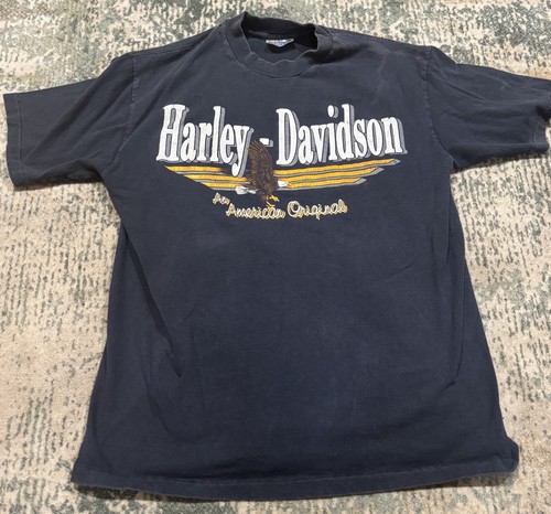 VTG 1987 Harley Davidson American Original T Shirt L Hanes Beefy South Dakota