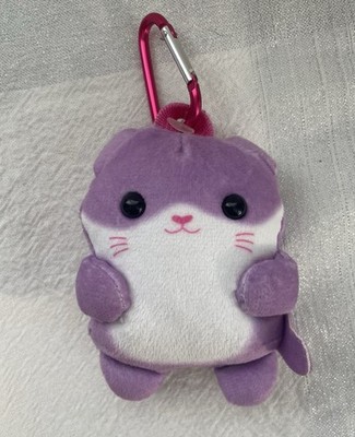 Shopkins Real Littles Animal Backpack Plush Charm Purple Cat