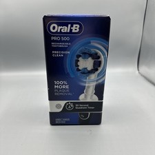 Oral-B Pro 500 Electric Rechargeable Toothbrush with Precision Clean - black-A4B