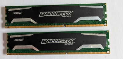 Crucial Ballistix Sport 16 GB (2x8GB) BLS8G3D1609DS1S00 DDR3 PC3-12800