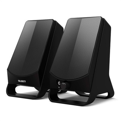 Majority 2.0 PC Lautsprecher 10 W USB betrieben Stereo Soundsystem für Computer Laptop