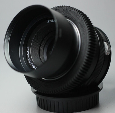 Helios 44 Cine Lens with Canon EOS Adapter 58mm f/2