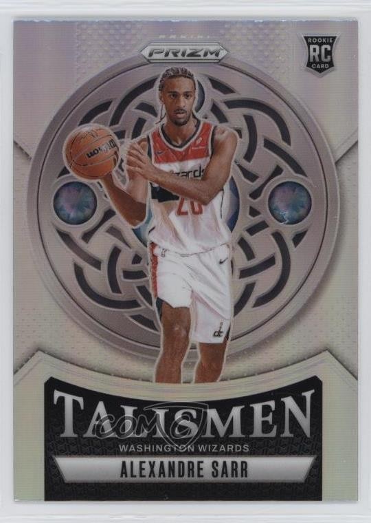 2024-25 Panini Prizm Talismen Silver Prizm Alexandre Sarr #17 Rookie RC