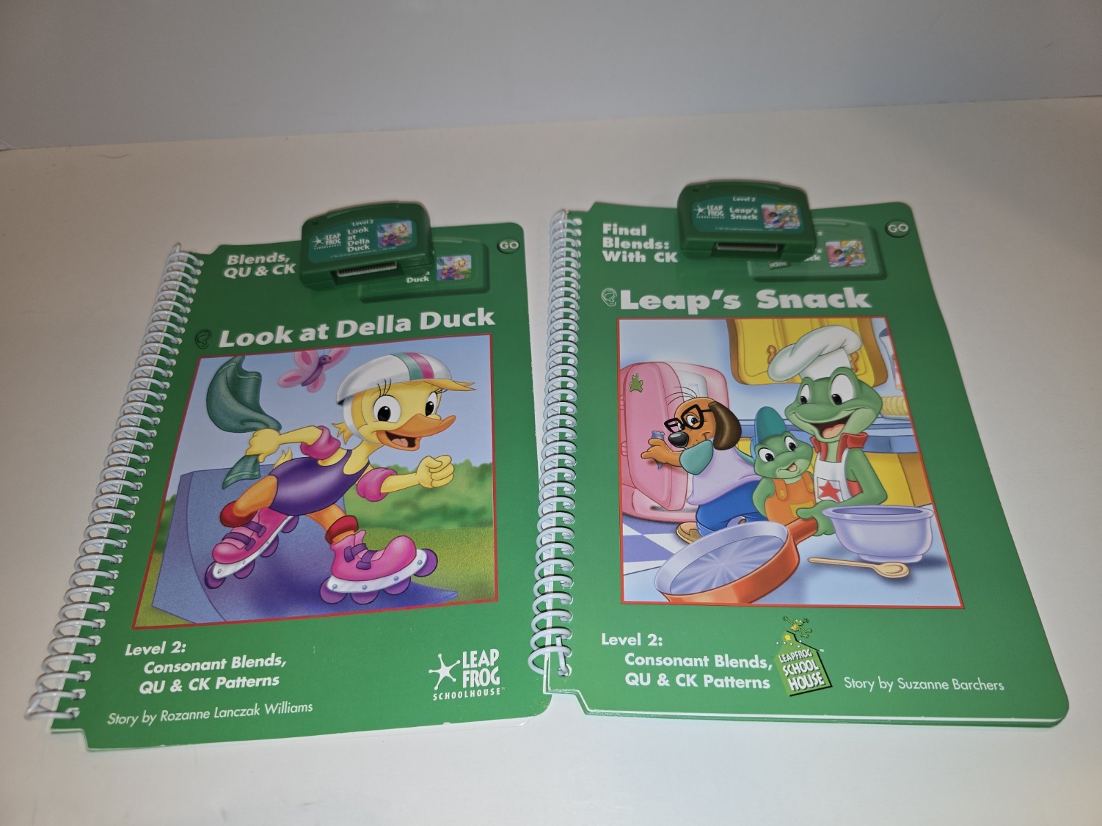 Leap Frog School House LEVEL 2 Final Blends QU CK Leaps Snac