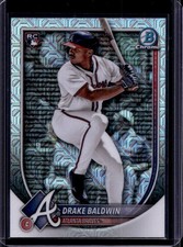 2025 Bowman Chrome Mega Box Drake Baldwin RC Refractor Rookie #75 Braves