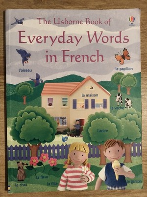 The Usborne Book of Everyday Words in French Children s Language Learning Book