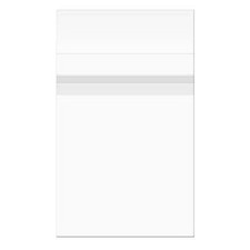 ClearBags 8.43x10.25" Crystal Clear Protective Storage Bags with Flap, 100-Pack