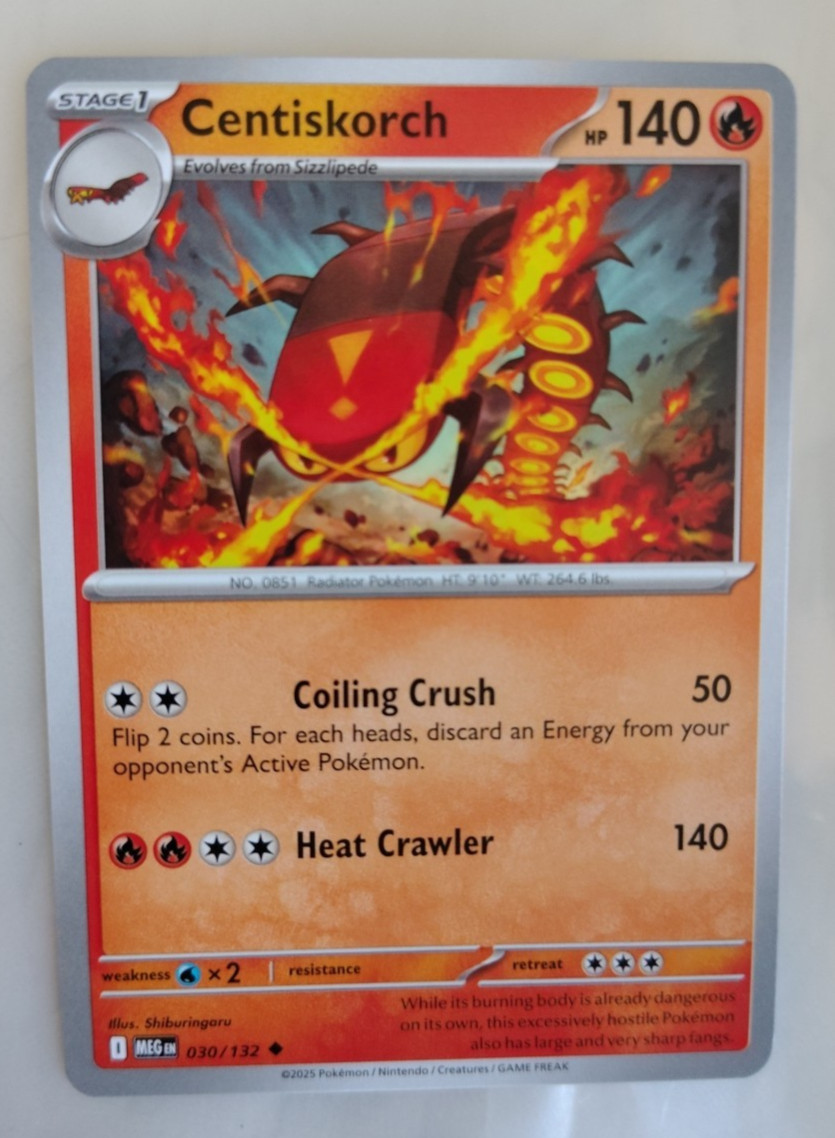 Centiskorch 030/132 MEG Mega Evolution Common NM