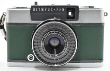 N MINT OLYMPUS PEN EES-2 Dark Green 35mm Half Frame Film Camera JAPAN 2769157