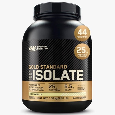 Optimum Nutrition Gold Standard 100% Isolate, Protein Powder, Rich Vanilla, 2...