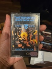 Twisted Sister Under the Blade Cassette Album Rock Chromium Dioxide 1982