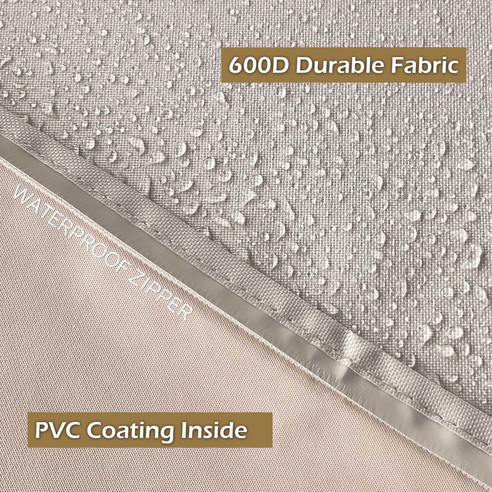 Outdoor TV Cover 70-75 inch, IC ICLOVER 600D Heavy Duty 4 Season Weatherproof...