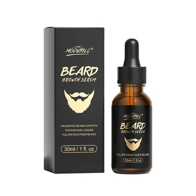 Beard Growth Oil with Biotin Caffeine, Stimulate Beard Growth Serum for Facial H