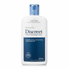 Cream Restoria Discreet Hair Natural Colour Restoring Care 250ml Gradual Grey
