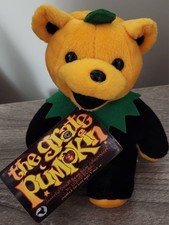 The Grate Pumpkin 7" Grateful Dead Bean Bear With Tag Special Ed Liquid Blue