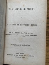 The Rifle Rangers by Captain Mayne Reid First 1st Ed Early Reprint Adventure