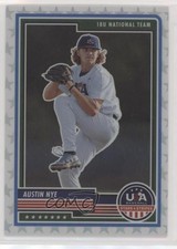 2023 Panini USA Baseball Stars & Stripes White Prizm 16/99 Austin Nye #13 n0c