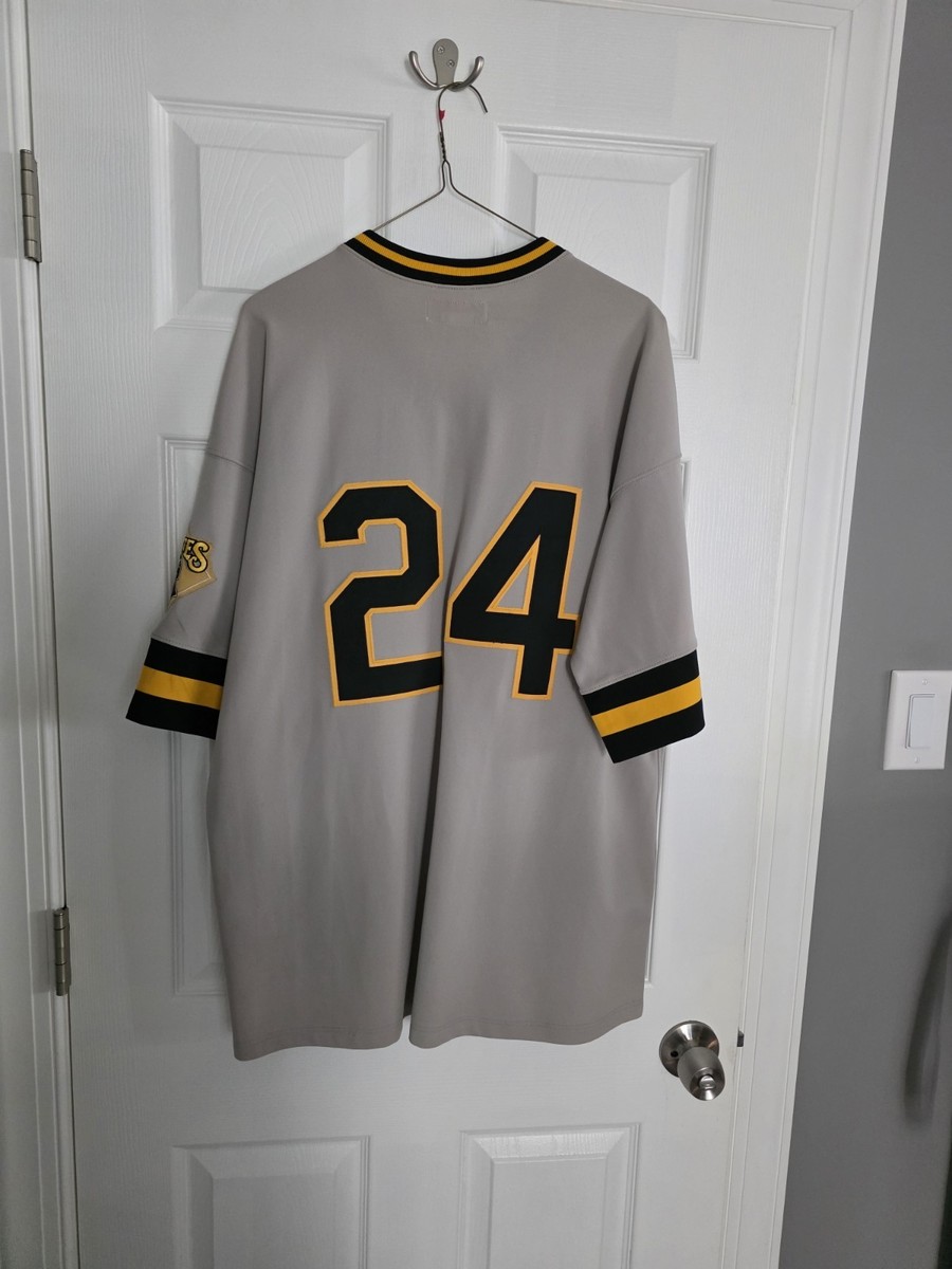 100% Authentic Mitchell & Ness 1990 Pittsburgh Pirates Barry Bonds
