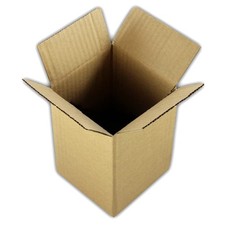 EcoSwift 10 4x4x6 Corrugated Cardboard Packing Boxes Mailing Moving Brown