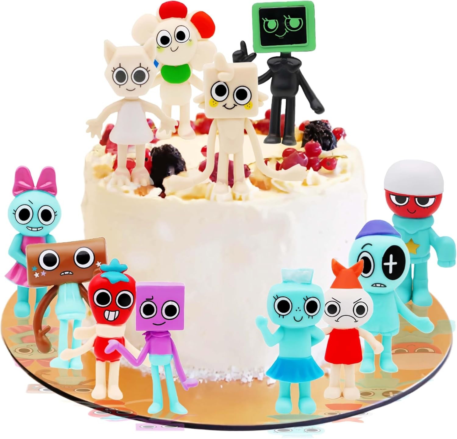 12PCS - Danys Toy Action Figure, Party Favors/Cake Decoratio