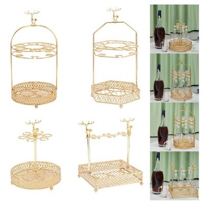 Weingläser Regal Whisky Glas Halter Schwerer Boden Glaswaren Organizer Barware