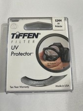 Tiffen 52mm UV Protection Filter Lens Protector Camera Camcorder 52 MM