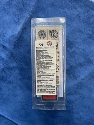 Stempel-Set aus Holz (Wooden Stamp Set) - neu und unbenutzt-10teilig