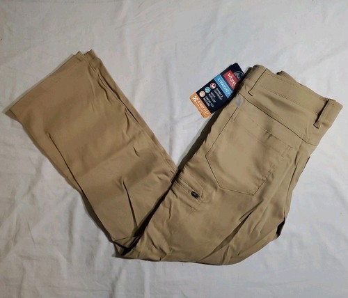 NEW Wrangler Water Repellent Outdoor Flexible Hiking Pants Mens Size 30x30