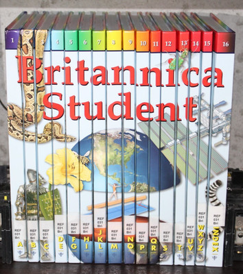 Homeschool Britannica 2010 ColorFlow Student Hardcover Research Encyclopedia Set