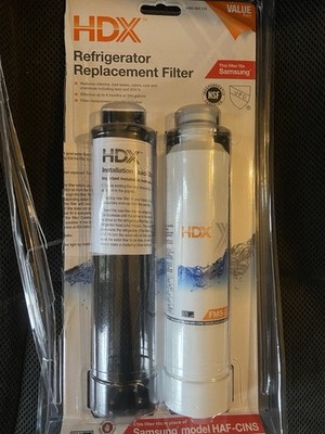 HDX FMS-2 NSF Rated Refrigerator Water Filter 2-Pack for Samsung DA29-00020A