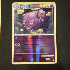 Pokémon TCG Weezing Heartgold Soulsilver 34/123 Reverse Holo Rare 2010 Nintendo