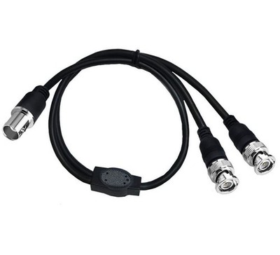 BNC Splitter Cable, BNC Female to Dual Male Adapter Cable, Coaxial Y Splitter...